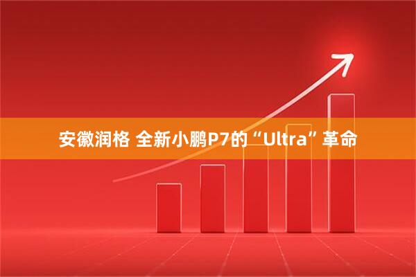 安徽润格 全新小鹏P7的“Ultra”革命